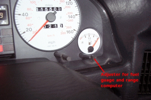Fuel Adjuster on Instrument Cluster